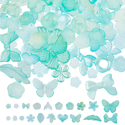 200G Transparent Acrylic Beads OACR-NB0001-53D-1