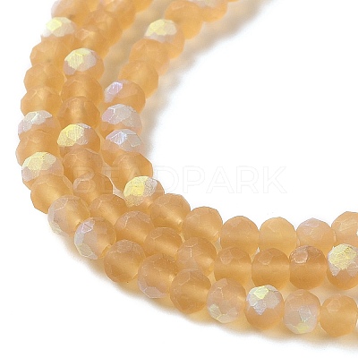 Transparent Glass Beads Strands X1-EGLA-A034-T4mm-MB23-1