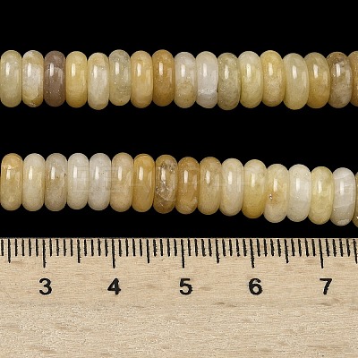 Natural Topaz Jade Beads Strands G-G329-A08-3x8mm-1