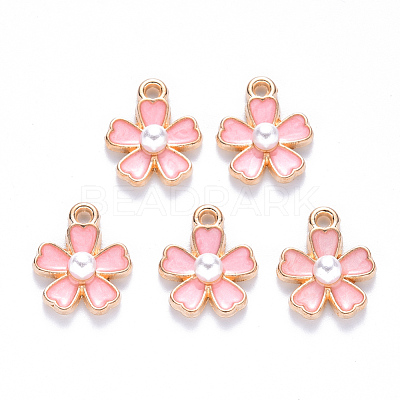 Alloy Enamel Charms ENAM-N054-028C-1