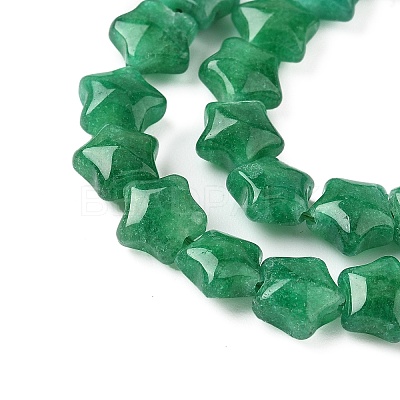 Dyed Natural Malaysia Jade Star Beads Strands G-Z080-A01-05-1