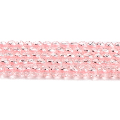 Transparent Glass Beads Strands GLAA-H021-03-07-1
