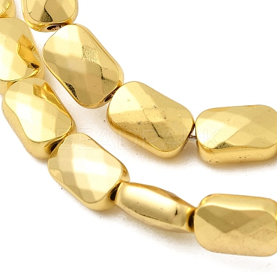 Electroplate Glass Beads Strands EGLA-F166-18-1