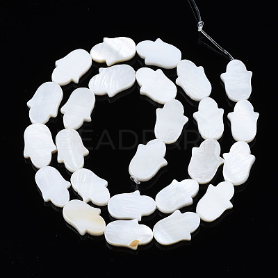 Natural Freshwater Shell Beads Strands SHEL-S278-02-A01-1