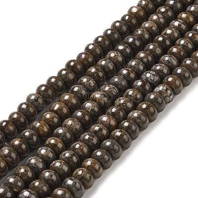 Natural Red Snowflake Obsidian Beads Strands LS-G-G992-B03-1