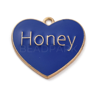 Alloy Enamel Pendants ENAM-M009-02A-04G-1