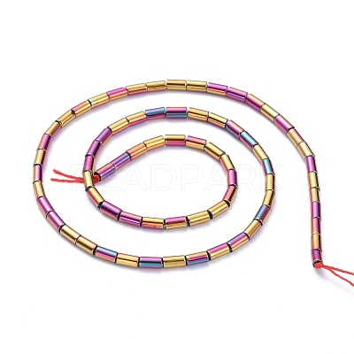 Electroplate Glass Beads Strands EGLA-K014-B-FP06-1
