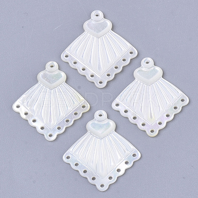 White Shell Chandelier Components Links SHEL-T016-02-1