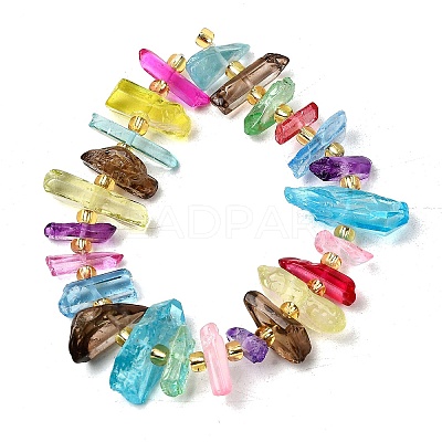 Natural Quartz Crystal Beads Strands G-F800-E09-1