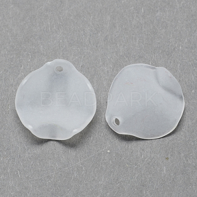Transparent Acrylic Pendants FACR-R015-15x15mm-10-1