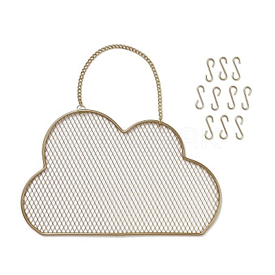 Iron Grid Shape Wall Mount Earring Display ODIS-P010-01G-1