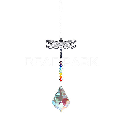 Crystals Chandelier Suncatchers Prisms Chakra Hanging Pendant BUER-PW0001-134D-1