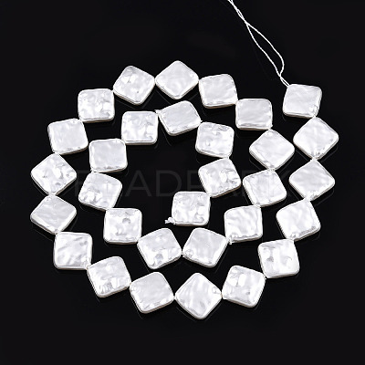 ABS Plastic Imitation Pearl Beads Strands KY-N015-03-B01-1