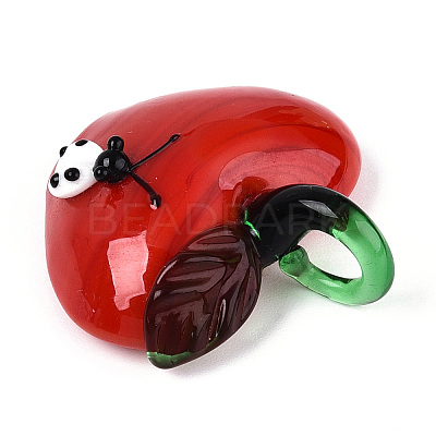 Handmade Lampwork Pendants LAMP-N034-15D-1