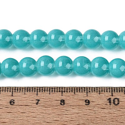 Transparent Glass Imitation Cat Eye Beads Strands GLAA-Q110-01B-07-1