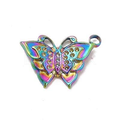 Ion Plating(IP) 304 Stainless Steel Pendant Rhinestone Settings STAS-F282-11MC-1