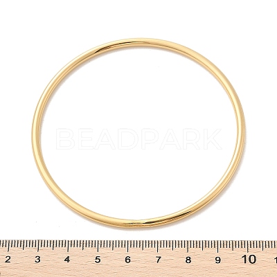 7Pcs PVD Vacuum Plating 201 Stainless Steel Plain Bangle Sets for Women BJEW-L664-022C-G02-1