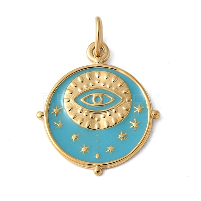 304 Stainless Steel Enamel Pendants STAS-G353-02G-01-1