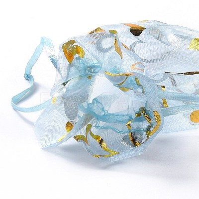 Organza Drawstring Jewelry Pouches OP-I001-B01-1