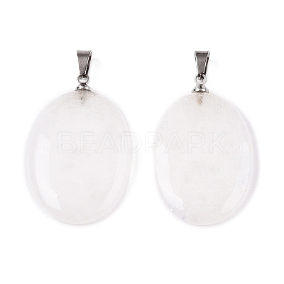 Natural Quartz Crystal Pendants G-T138-207C-1