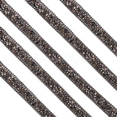5 Yards Self Adhesive Resin Rhinestone Tape DIY-SP0002-49B-1