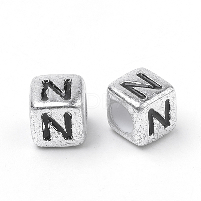 Plated Acrylic Beads PB43C9308-N-1