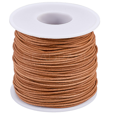 50M Cowhide Leather Cord DIY-CL0001-22-1