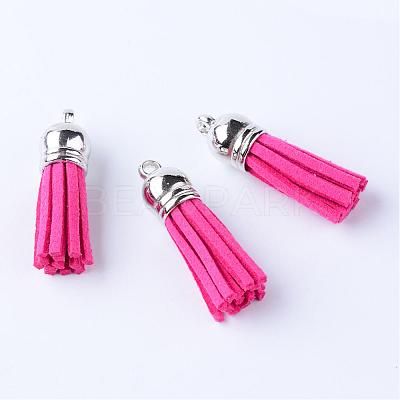 Faux Suede Tassel Pendant Decorations FIND-T002-A01-1