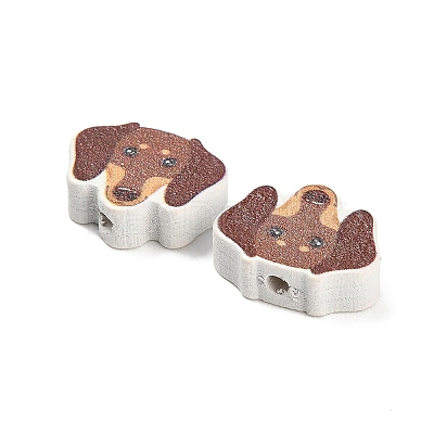 Printed Wood Beads WOOD-D289-01E-1
