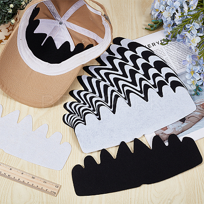 20Pcs 2 Colors Felt Hat Inner Support Rack AJEW-CY0002-47-1