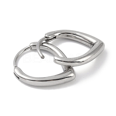 Non-Tarnish 316 Surgical Stainless Steel Hoop Earrings for Women EJEW-P274-18D-P-1