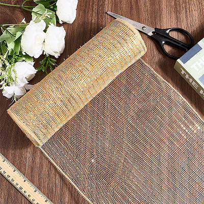 PP Christmas Poly Mesh Ribbon Rolls for DIY Christmas Projects Wreaths Party Decorations Packaging Crafts AJEW-WH20006-134C-1
