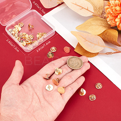 15 Sets Blank Brooches Accessories KK-BBC0015-73-1