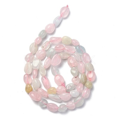 Natural Morganite Beads Strands G-L550A-08-1