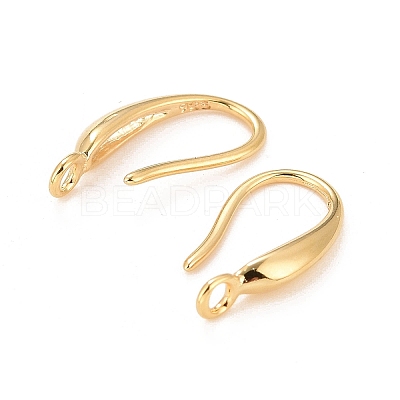 Rack Plating Eco-friendly Brass Earring Hooks X-KK-D075-09G-RS-1