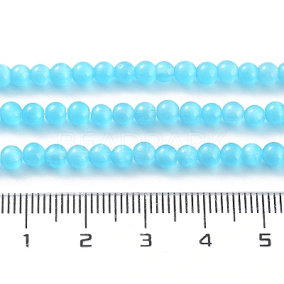 Cat Eye Beads Strands CE-F022-4mm-10-1