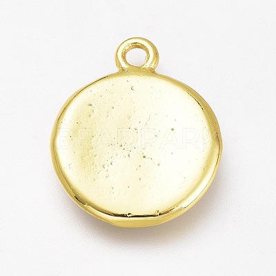 Brass Enamel Pendants KK-H103-01U-G-1
