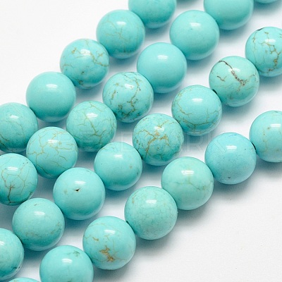 Natural Howlite Beads Strands X-G-E384-01-8mm-1