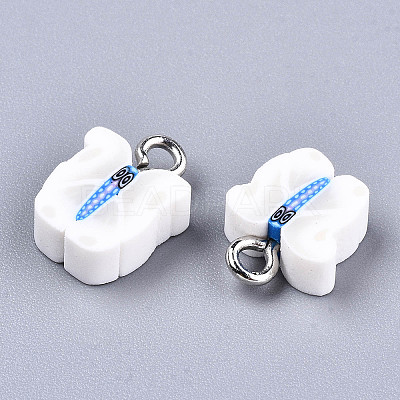 Handmade Polymer Clay Charms CLAY-T016-62-1