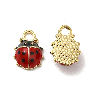 Alloy Enamel Charms ENAM-J650-04G-1