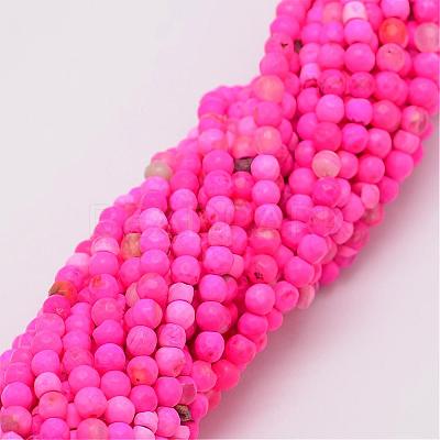 Natural Fire Crackle Agate Beads Strands G-G882-4mm-B04-5-1