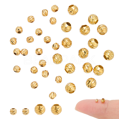 35Pcs 2 Styles 925 Sterling Silver Beads STER-GA0001-11-1