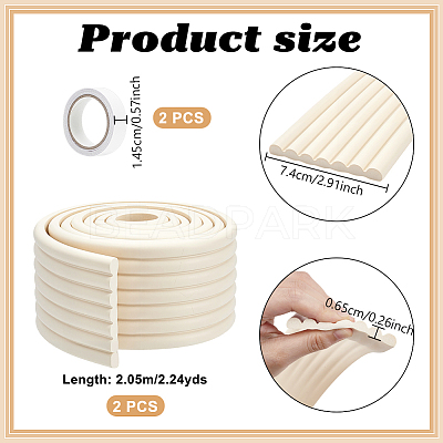 Foam Thermal Insulation Cotton Anticollision Strip DIY-WH0591-154C-1