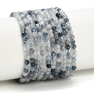 Natura Blue Rutilated Quartz Beads Strands GG-CBA3921-A05-3mm-1