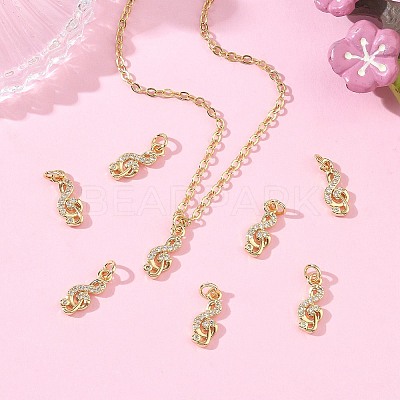SHEGRACE Brass Micro Pave Cubic Zirconia Pendants XGRQ3D824-469G-1