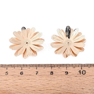 Brass Bead Caps KK-N278-12KCG-1