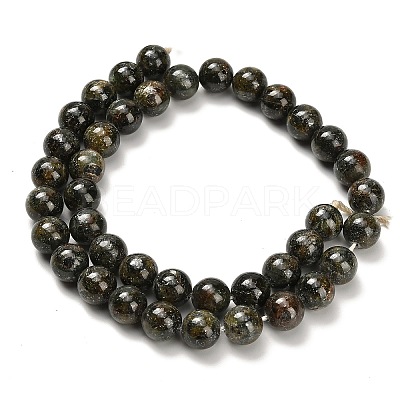 Natural Green Kyanite Beads Strands G-H335-B02-10mm-AB-1