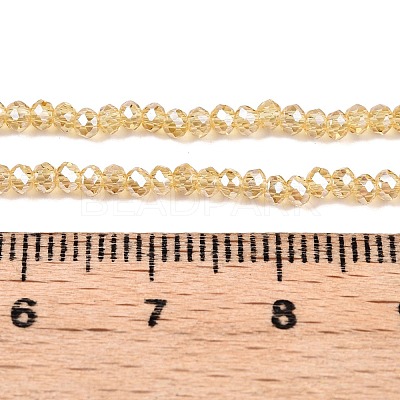 Electroplate Glass Beads Strands EGLA-A044-T1mm-A03-1