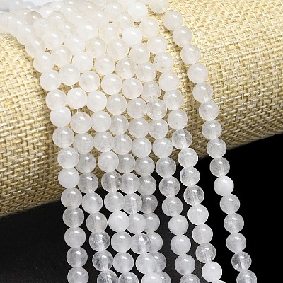 Natural Malaysia Jade Beads Strands G-L645-B01-4mm-01-1