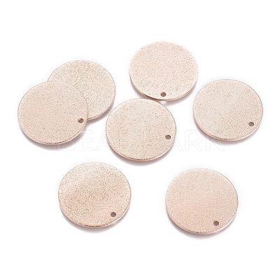 Ion Plating(IP) 304 Stainless Steel Pendants STAS-G211-20mm-02RG-1